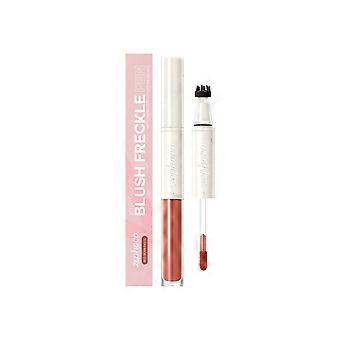 Zephoco 2 in 1 liquid powder blusher freckle seal (Red bean soup) vitality makeup natural color beauty makeup
