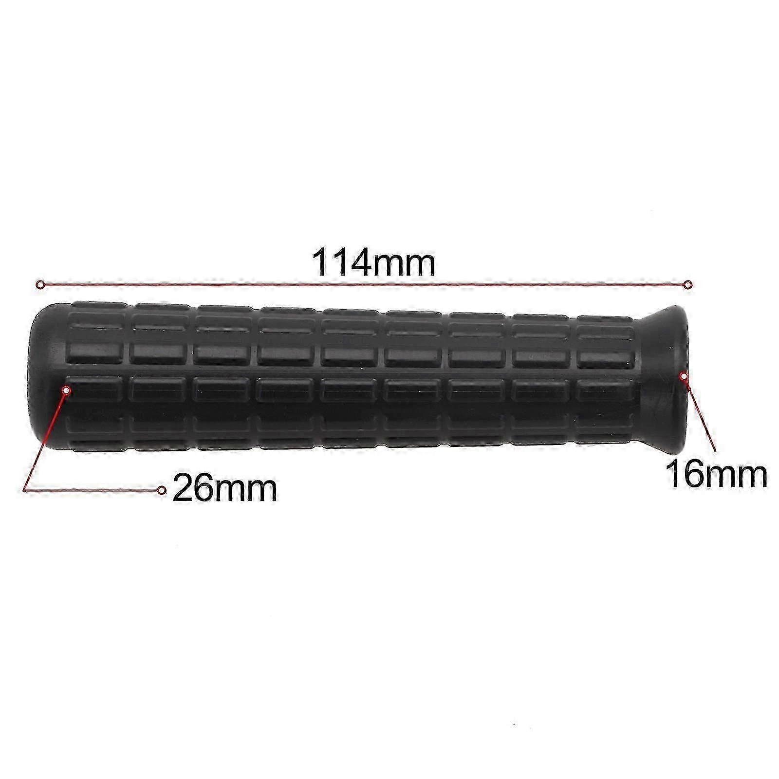 2pcs Rubber Handles 2x Barrow Handle Round Tubes Tool