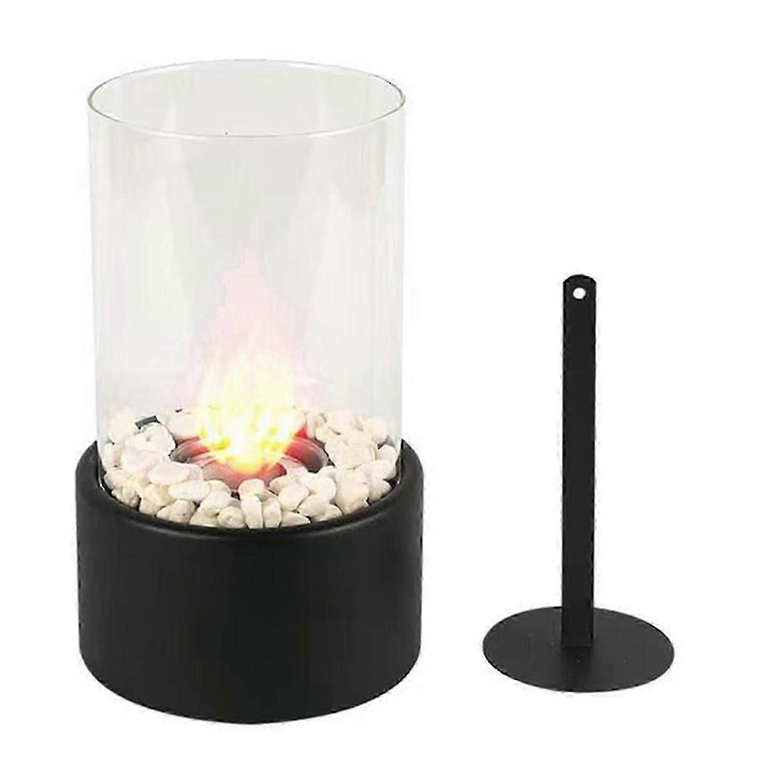Tabletop Fire Pit Easy to Use Maintain Elegant Dining Table Centerpiece,l
