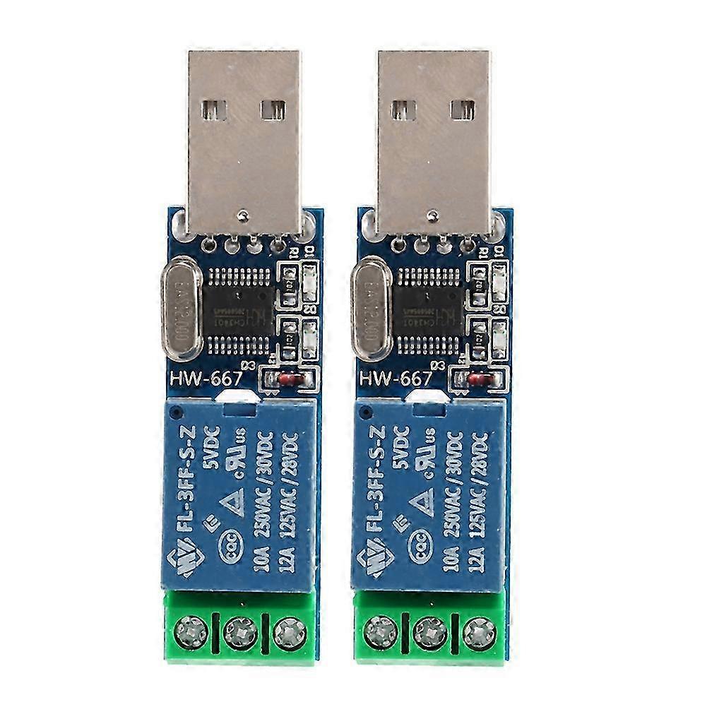 2X LCUS - Type 1 USB Relay Module USB Intelligent Switch Control