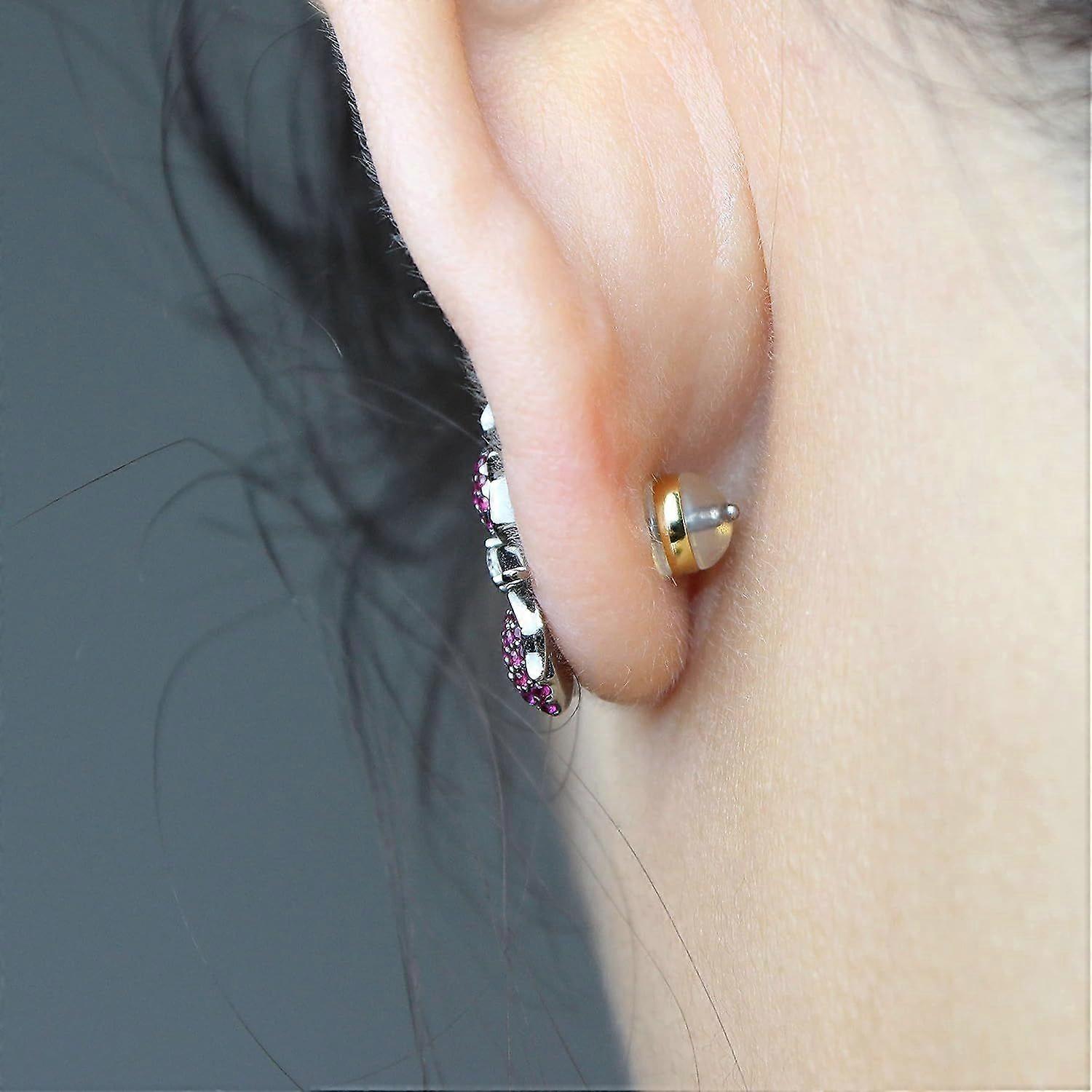 Soft Silicone Earring Backs - Clear Rubber Earring Back Replacements