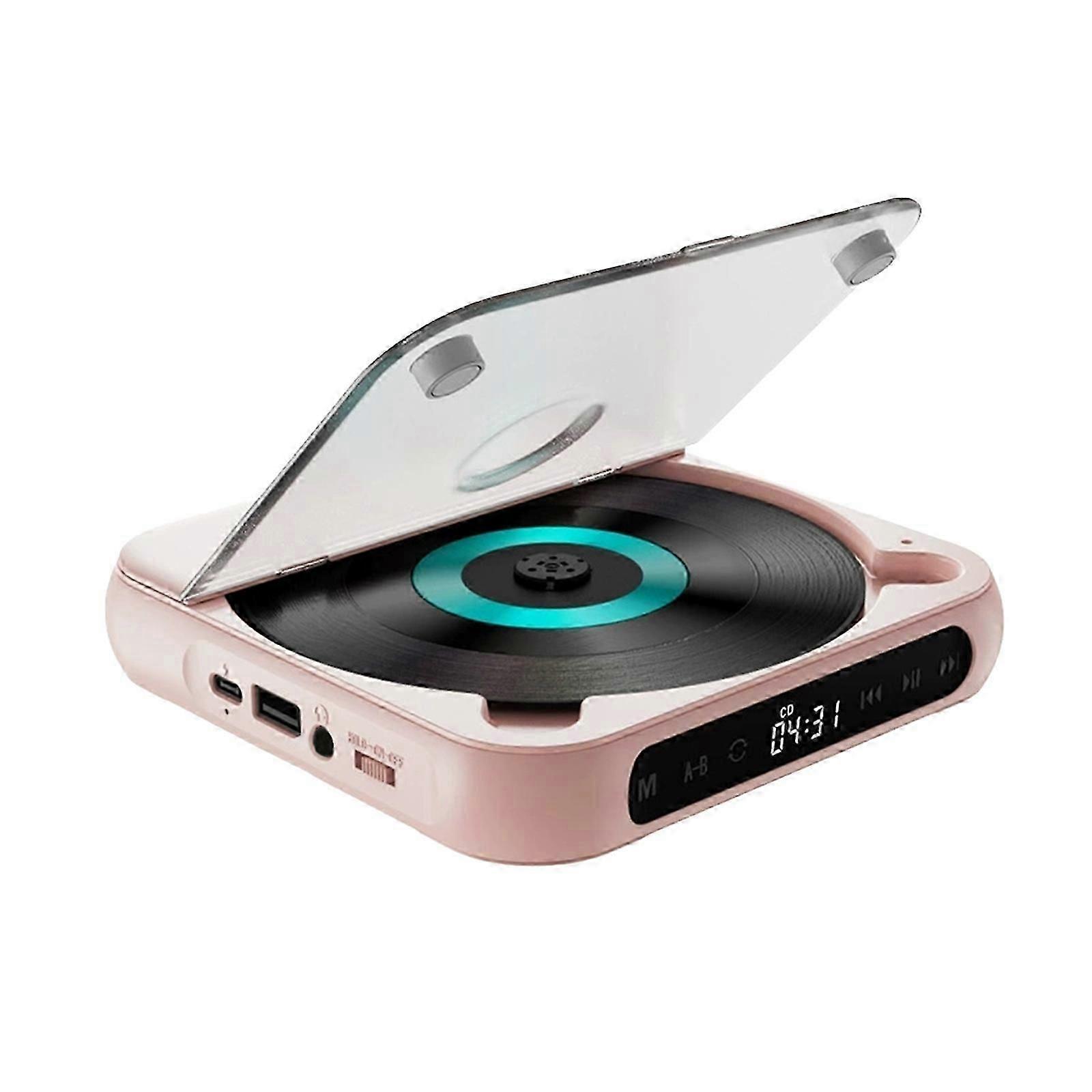 CD Player Recorder Portable Bluetooth-Compatible with Bracket