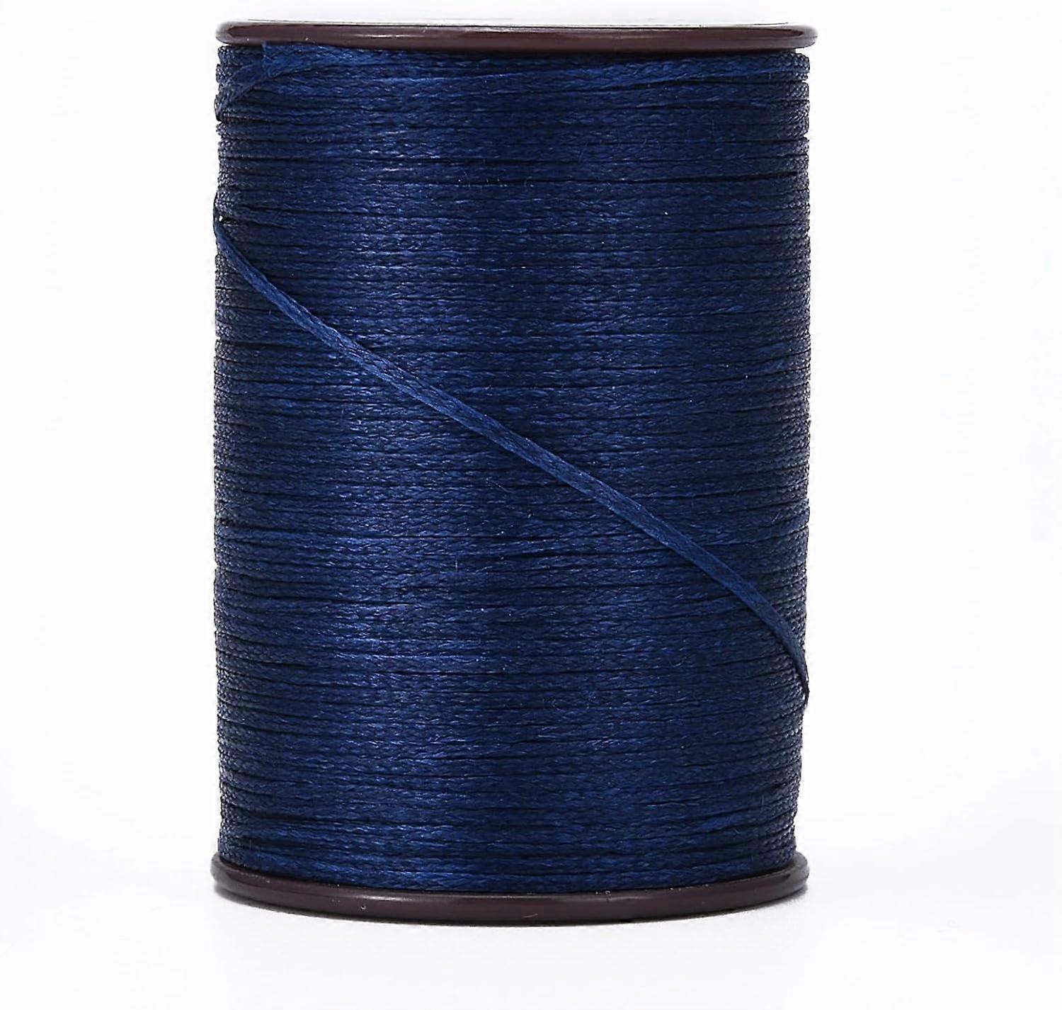 1 Roll 109.36 Yards(100m) 0.8mm Waxed Thread String,Bead Thread Flat Waxed Thread String Micro Macrame Cord Stringing Materials