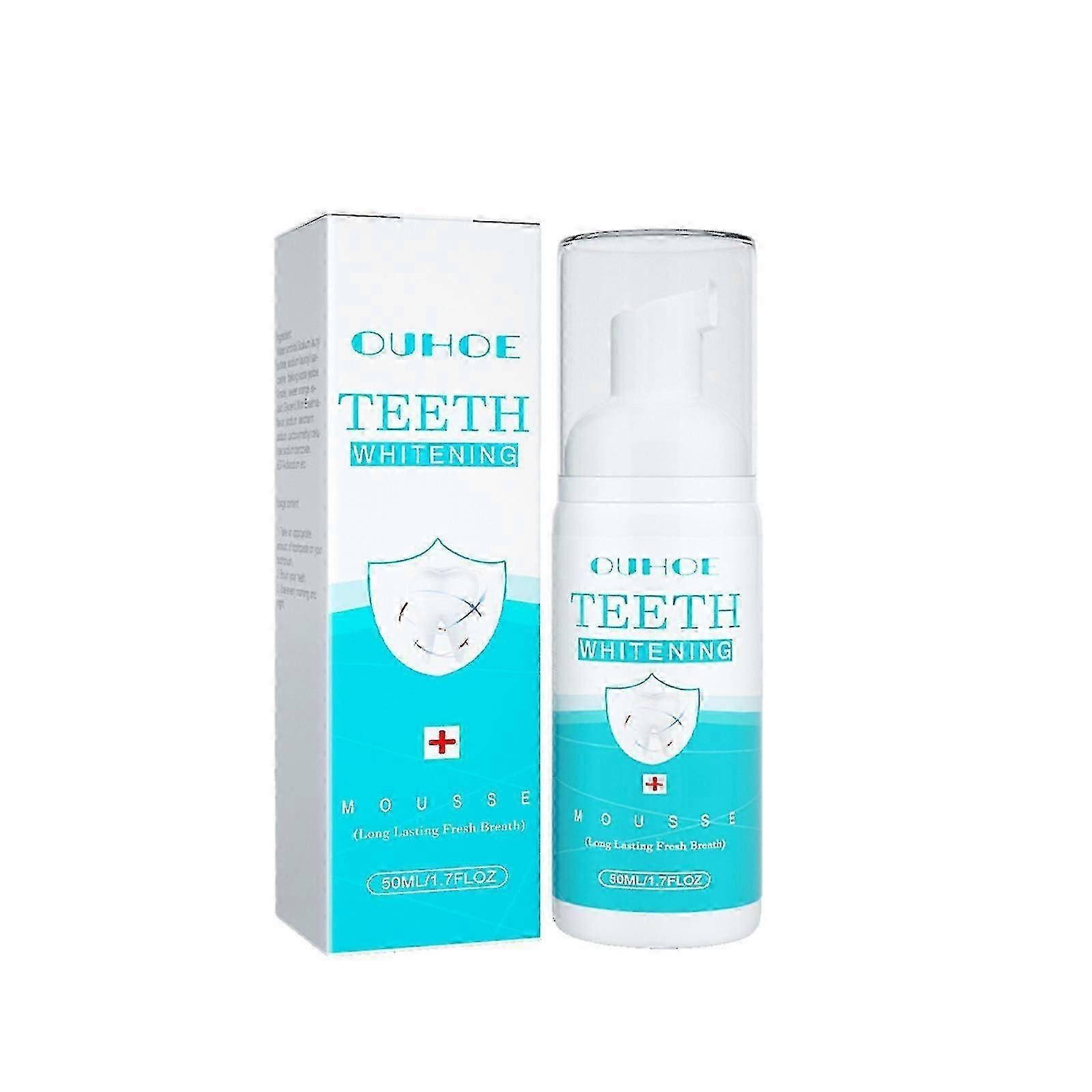 White Teeth Mousse Toothpaste Cleans Tartar, Fresh Brea