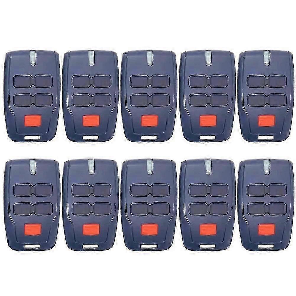 10 Pieces 4-Button 433MHz Rolling Code Gate Remote Controls, Compatible with BFT MITTO 2 and MITTO 4
