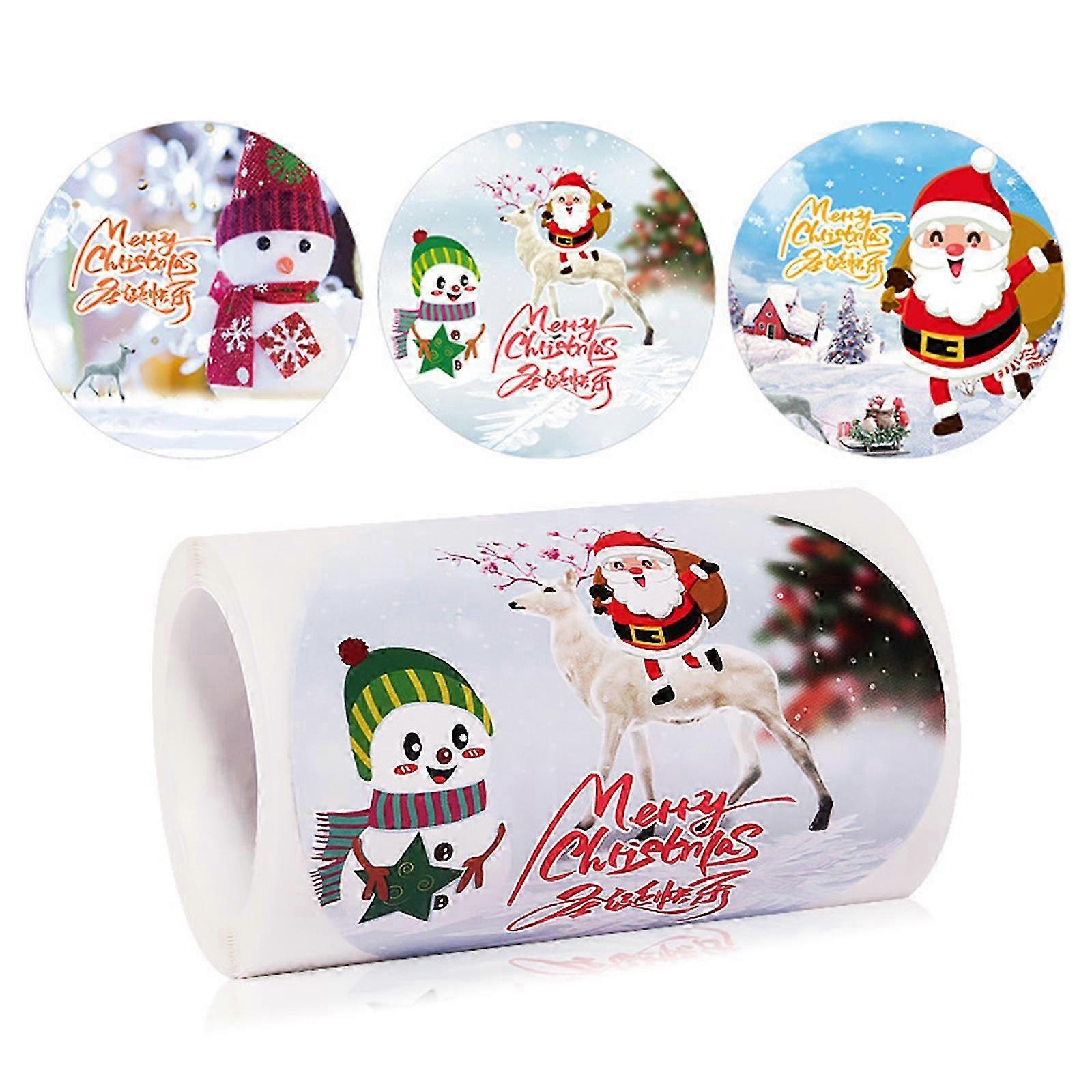 9cm Merry Christmas Envelope Seals