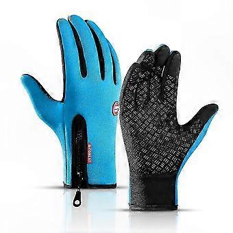 Guanti da ciclismo con supporto per il polso e compatibilità touchscreen per le attività sportive invernali