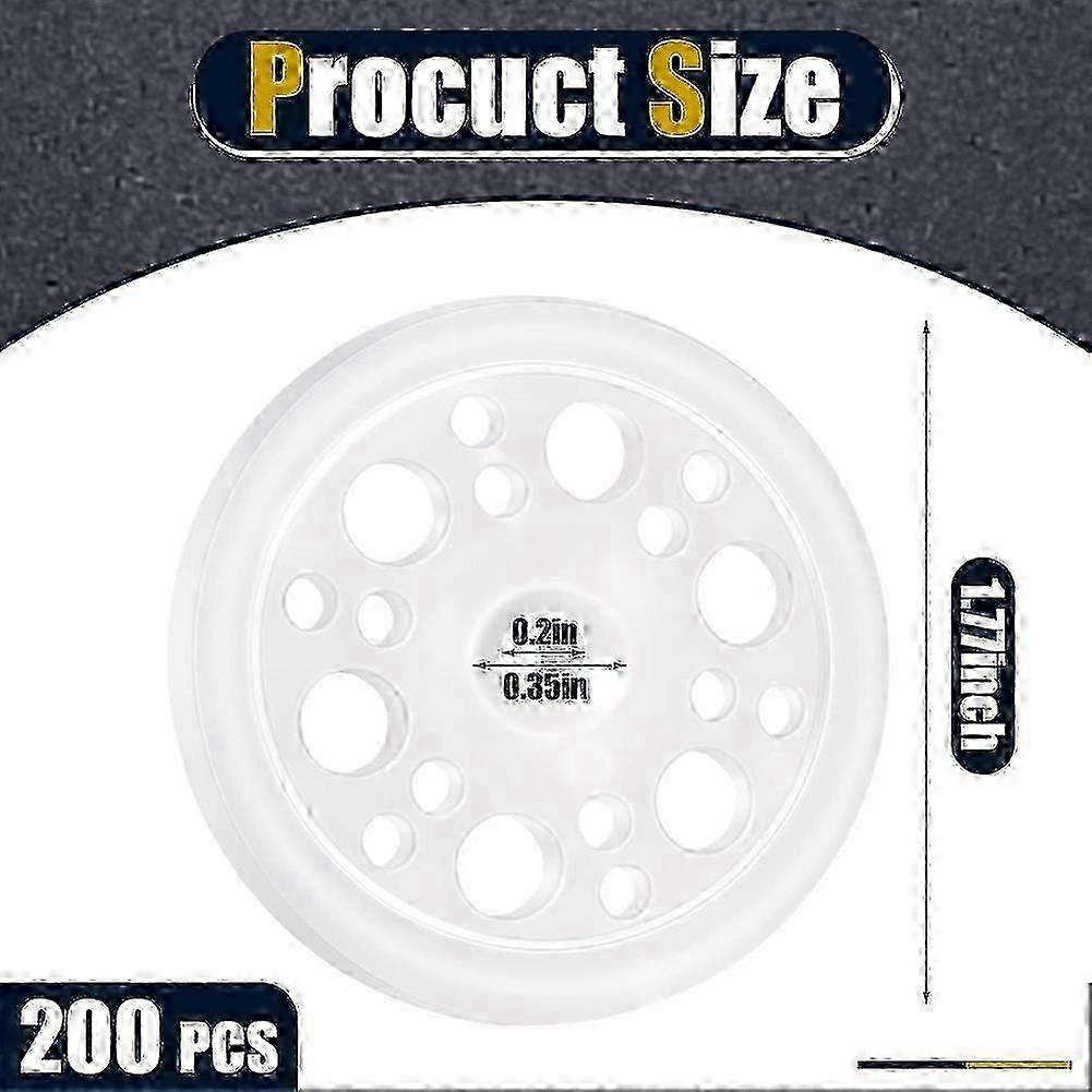 200 Pcs 45 mm Polypropylene Washers