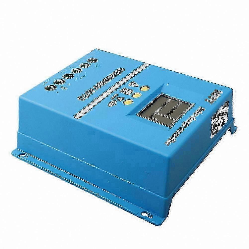 Maximum Power Point Tracking Solar Charging Controller 12/24/36/48V Automatic Identification with LCD Backlight Display ZAT