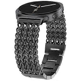 Herringbone‑Braided Stainless‑Steel Metal Replacement Watch Band Strap For Galaxy Watch Ultra2 2026/2025 /1 2024