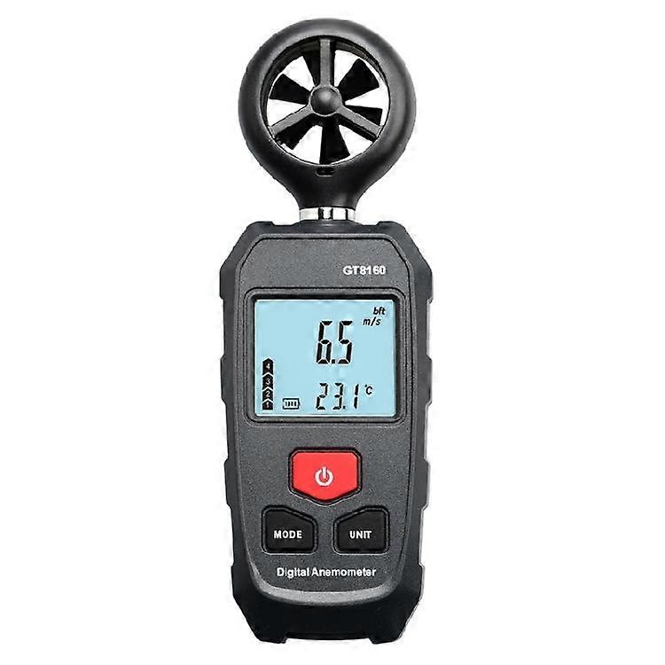 Multiple Functional Anemometer with 0.1 Resolution & Battery Operation Small Wind Meter for Accurate Wind & Temp Readings