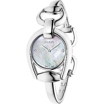 R.gucci sra, sm.esf.na. Swiss Quartz Analog Woman Watch avec bracelet en acier inoxydable YA139506