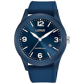 Lorus sport man Quartz Analogico Uomo Orologio con Silicone Bracciale RH953LX9