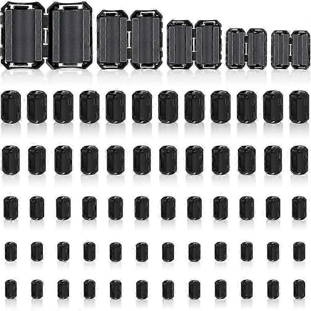60Pcs Universal Ferrite Noise Chokes