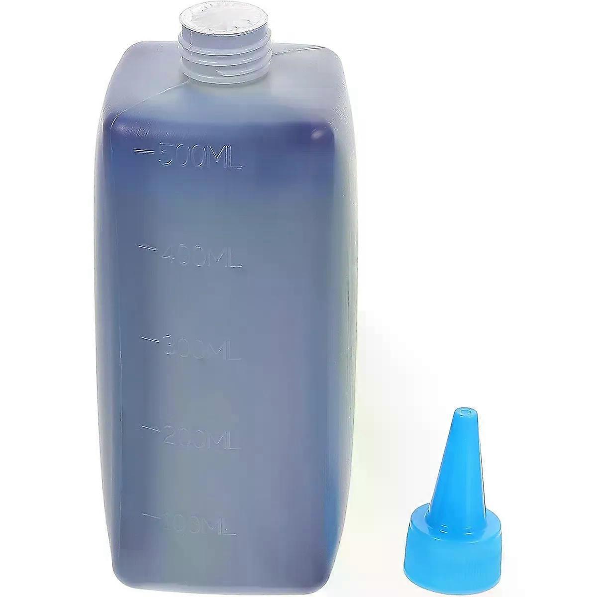 Whiteboard Pen Ink Refill Plastic Bottle 500ml Blue