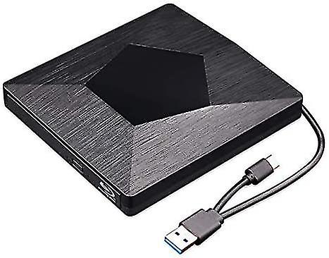 Blu Ray External 3d Drive Reader, Ultra Slim Usb 3.0 And Type-c