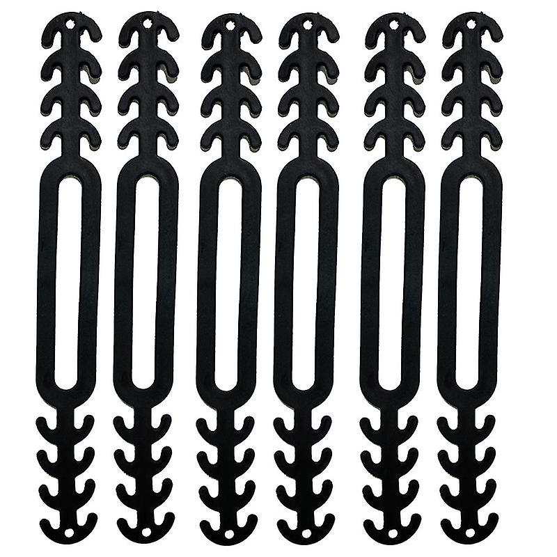 البلاستيك قناع كليب قناع موسع قناع حامل هوك حزام الأذن كليب 10pcs-أسود