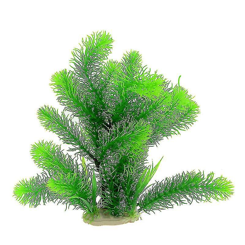 Aquarium Flowers Plastic Growing Artificial Decorative,green