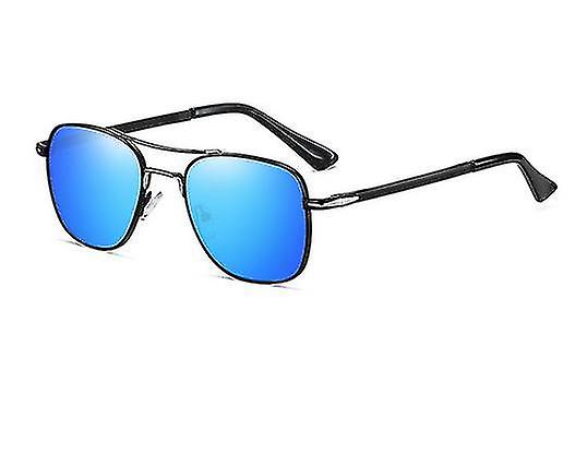 Men And Women Sunglasses Square Polarized Polygon Mirrored Lens