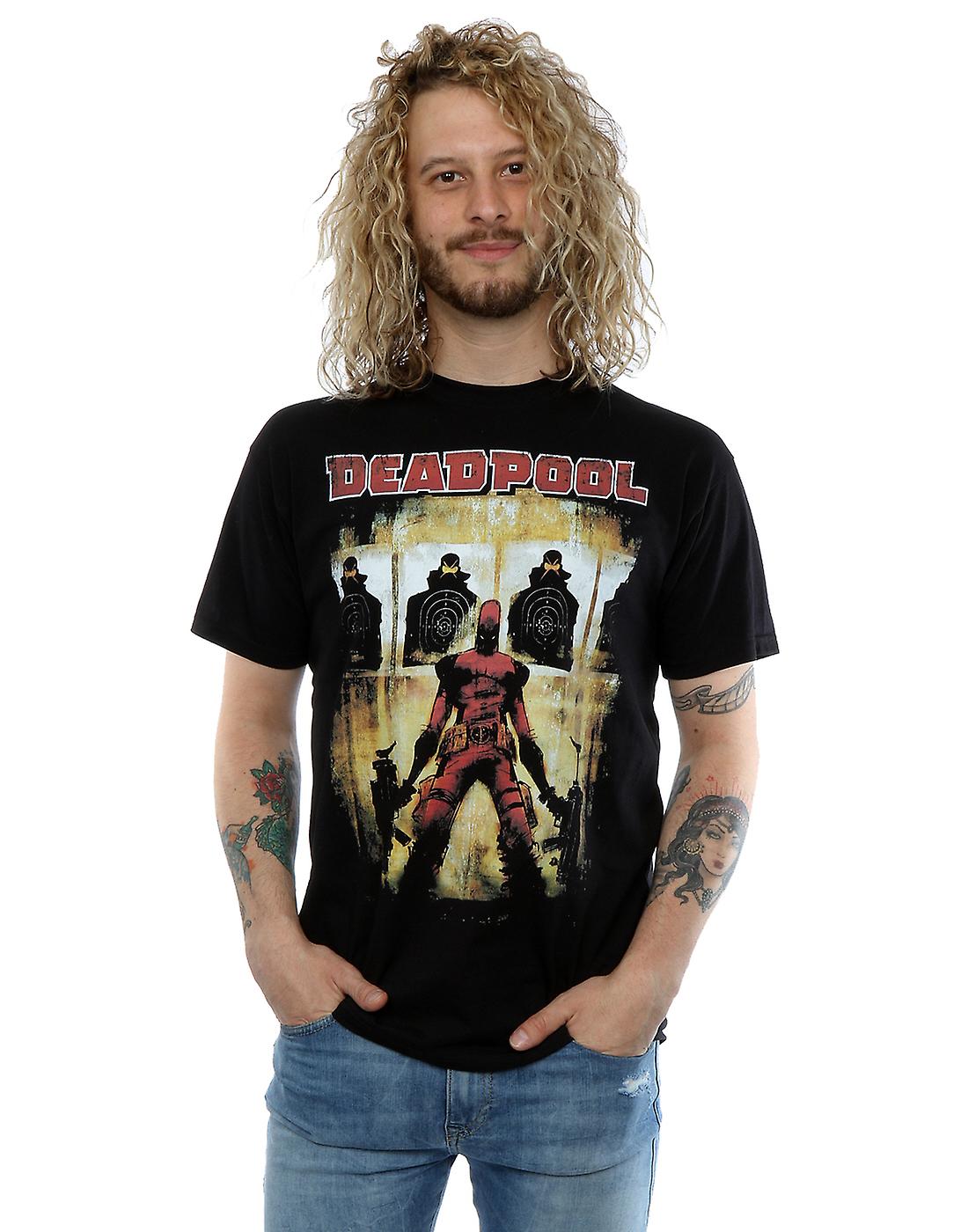 Marvel Men's Deadpool Target Practice T-Shirt