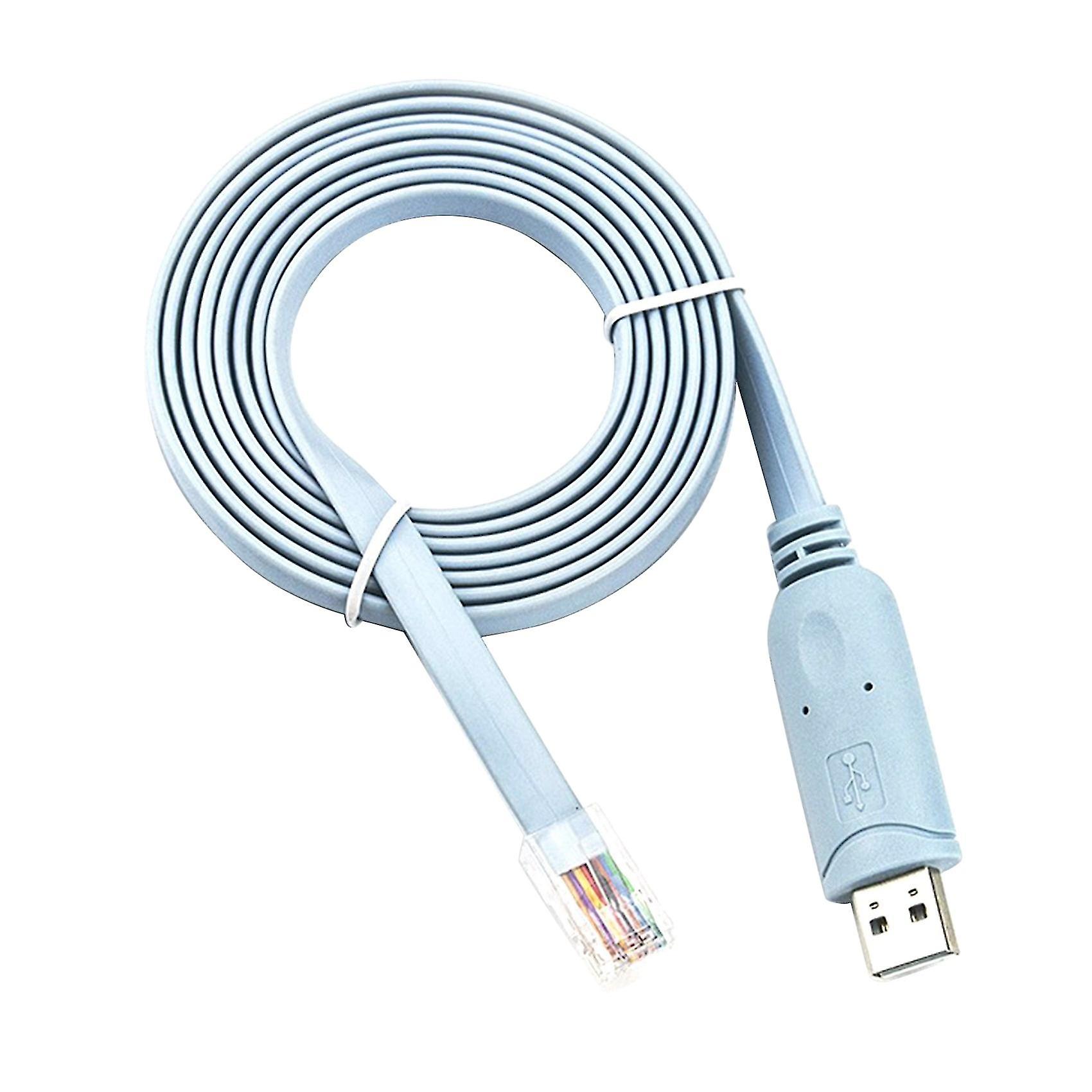 1.8m Chip USB zu Rj45 USB zu Rs232 Seriell zu Rj45 Cat5 Konsolenadapterkabel