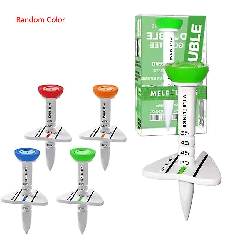 Random 1pcs Golf Tee Step Down Golf Ball Holder Tees Plastic Golf Tees Accessories