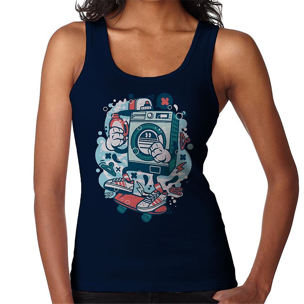 Washing Machine Skateboard Women's Vest