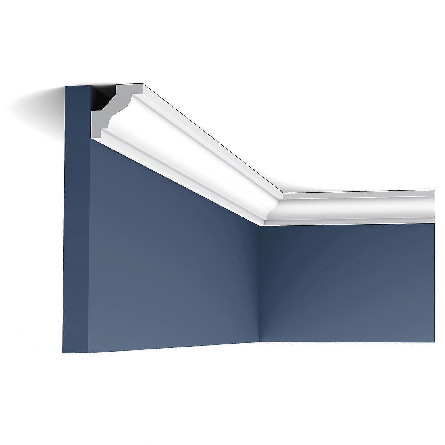 Orac Decor 1 x Cornice moulding C230 LUXXUS white Purotouch® pre-primed lightweight, sturdy, dimensionally stable