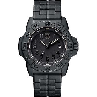 Navy seal-serien sveitsisk kvarts analog herreklokke med gummiarmbånd XS.3502.BO.L