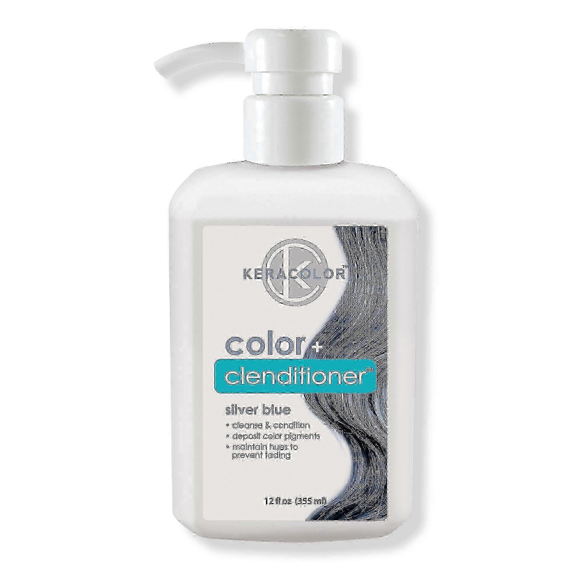 Keracolor Color + Clenditioner, Silver Blue, 12 Oz