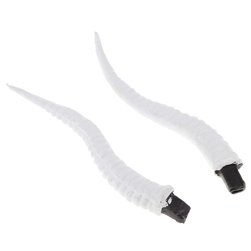 אביזר תחפושת קרני אנטילופה מלאכותיות 20 ס"מ לחישוק סרט ראש לשיער DIY