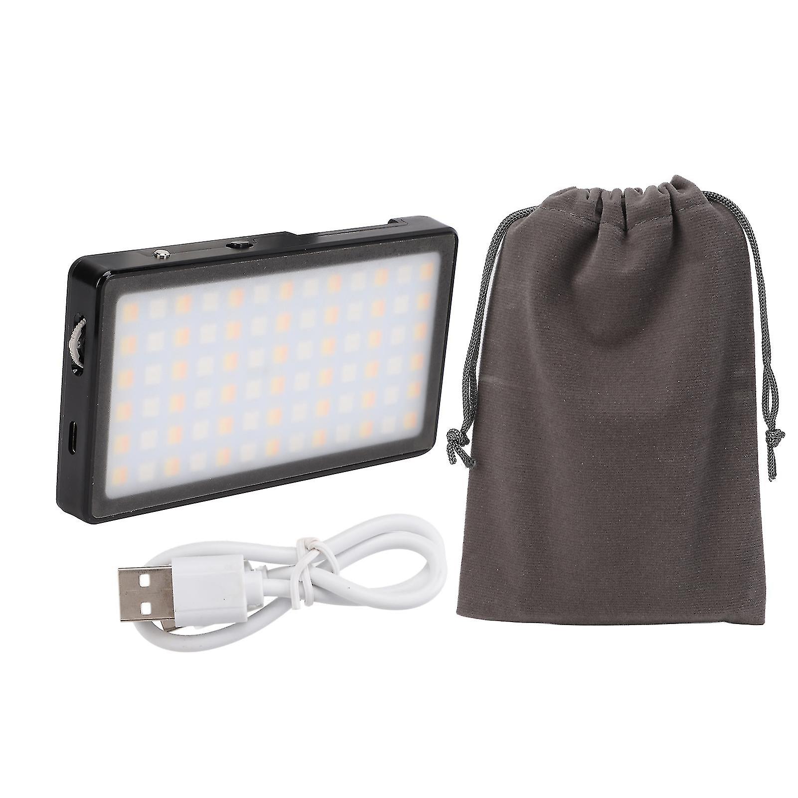 Led Video Light Rgb Full Color 25007000k Dual Color Temperature 7 Special Effects Rechargeable Camera Light