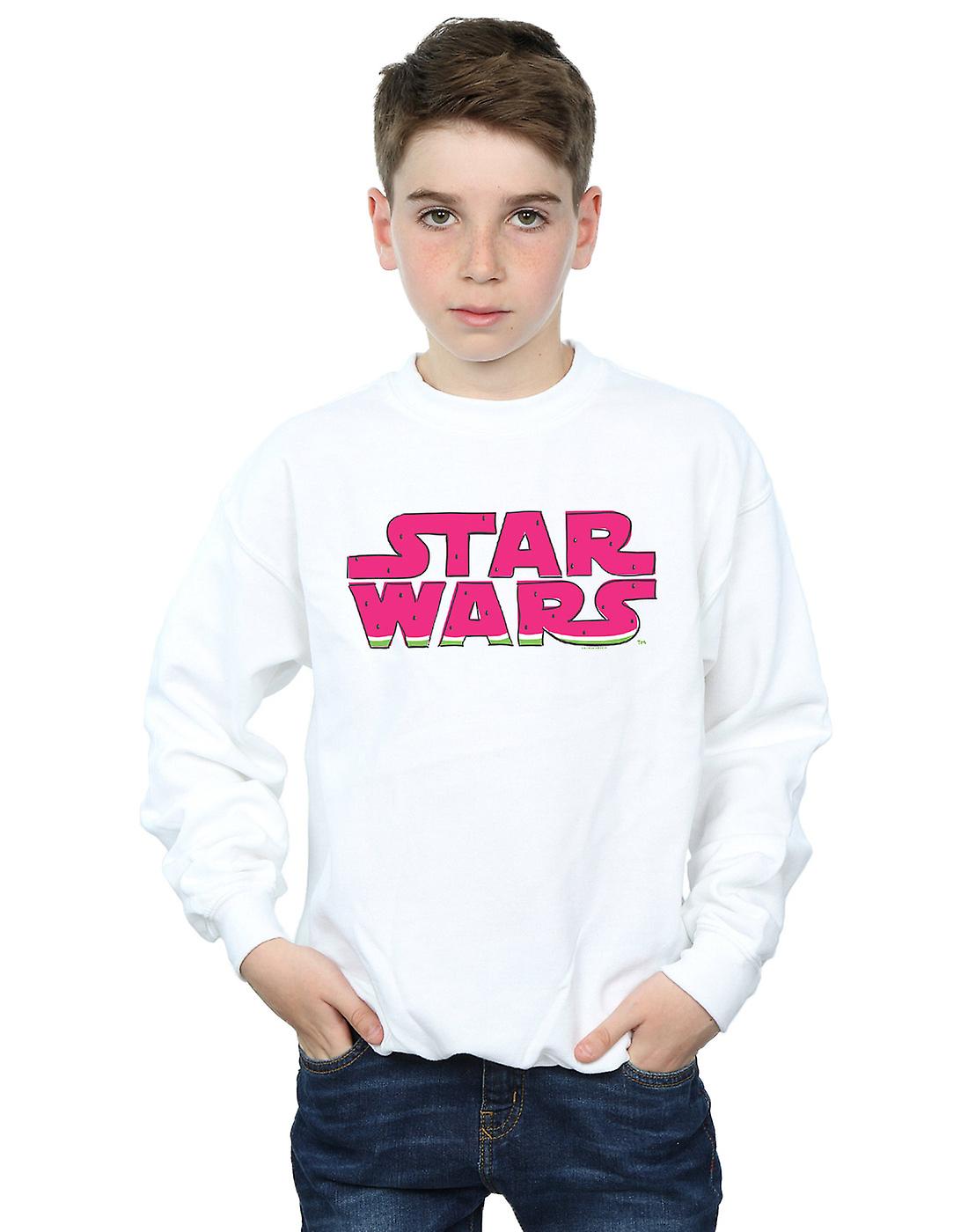 Star Wars pojkar vattenmelon logo tröja