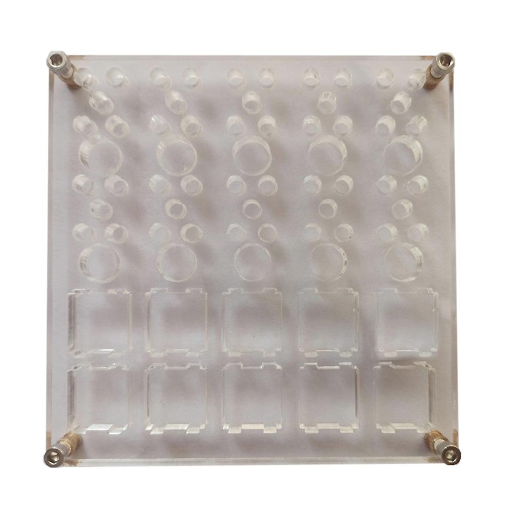 2-in-1 Acrylic Board for Lubricate Switch Keyboard Switch Tester Base DIY Tool