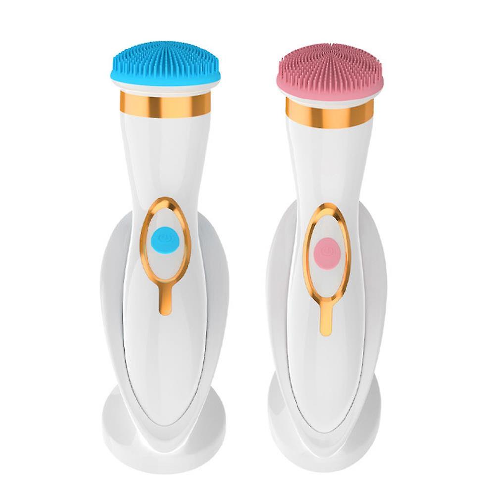 Electric Facial Cleansing Brush Silicone Rotating Face Cleanser Brush