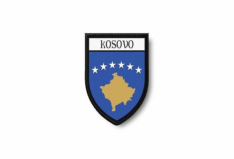 Patch Ecusson Termocollant Edge Brode Flag Prints Kosovo Kosovar