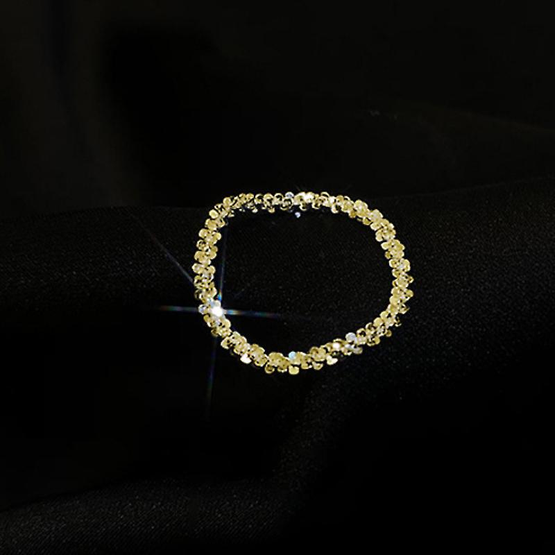 Sparkling Thin Ring For Women - Versatile Index Finger Jewelry For Stacking And Matching With Any Outfit