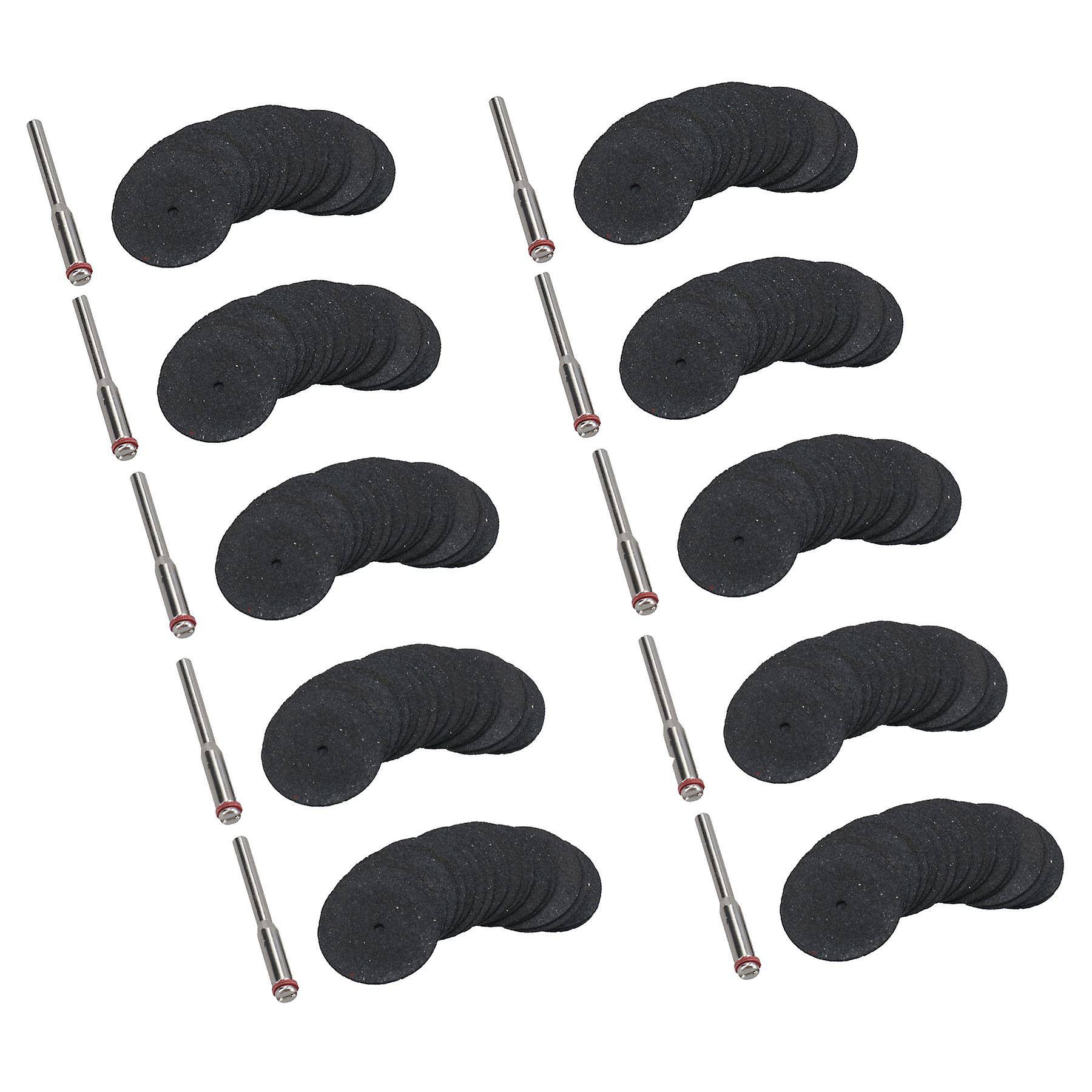 180pc Rotary Tool Metal Cutting Trimming Disc Set 22mm Diameter 3.17mm Mandrel