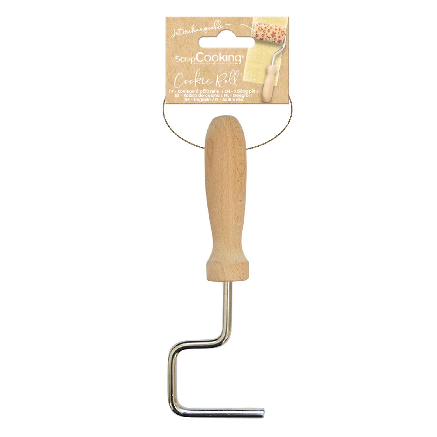 Handle for mini wooden rolling pin