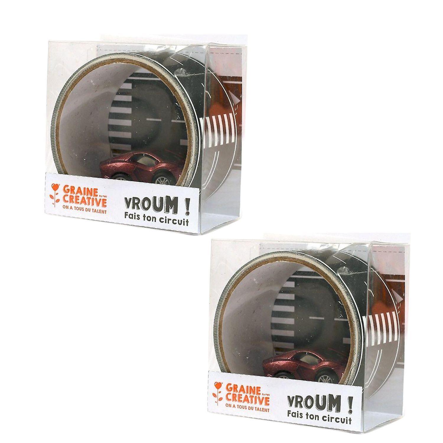 2 masking tapes 5 m x 4.8 cm - car circuits