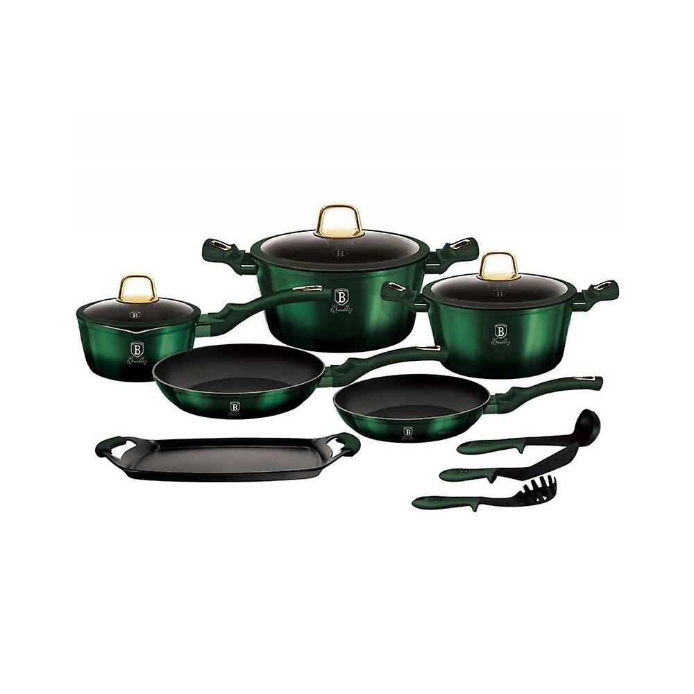 Berlinger Haus titanium pots 12 elements Emerald 8016