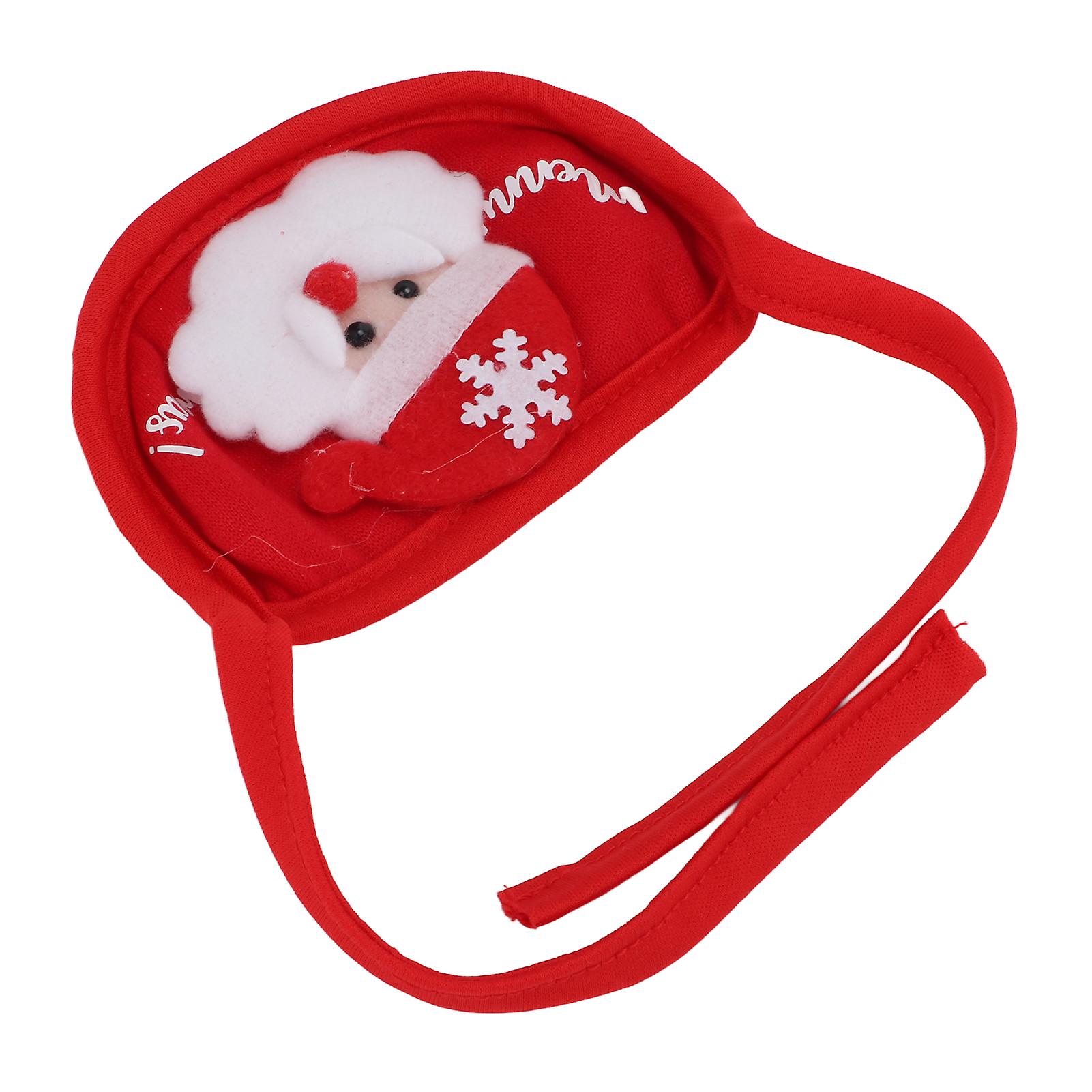 GPB Christmas Pet Saliva Towel Christmas Cat and Dog Pet Saliva Towel Clothing AccessoriesRed