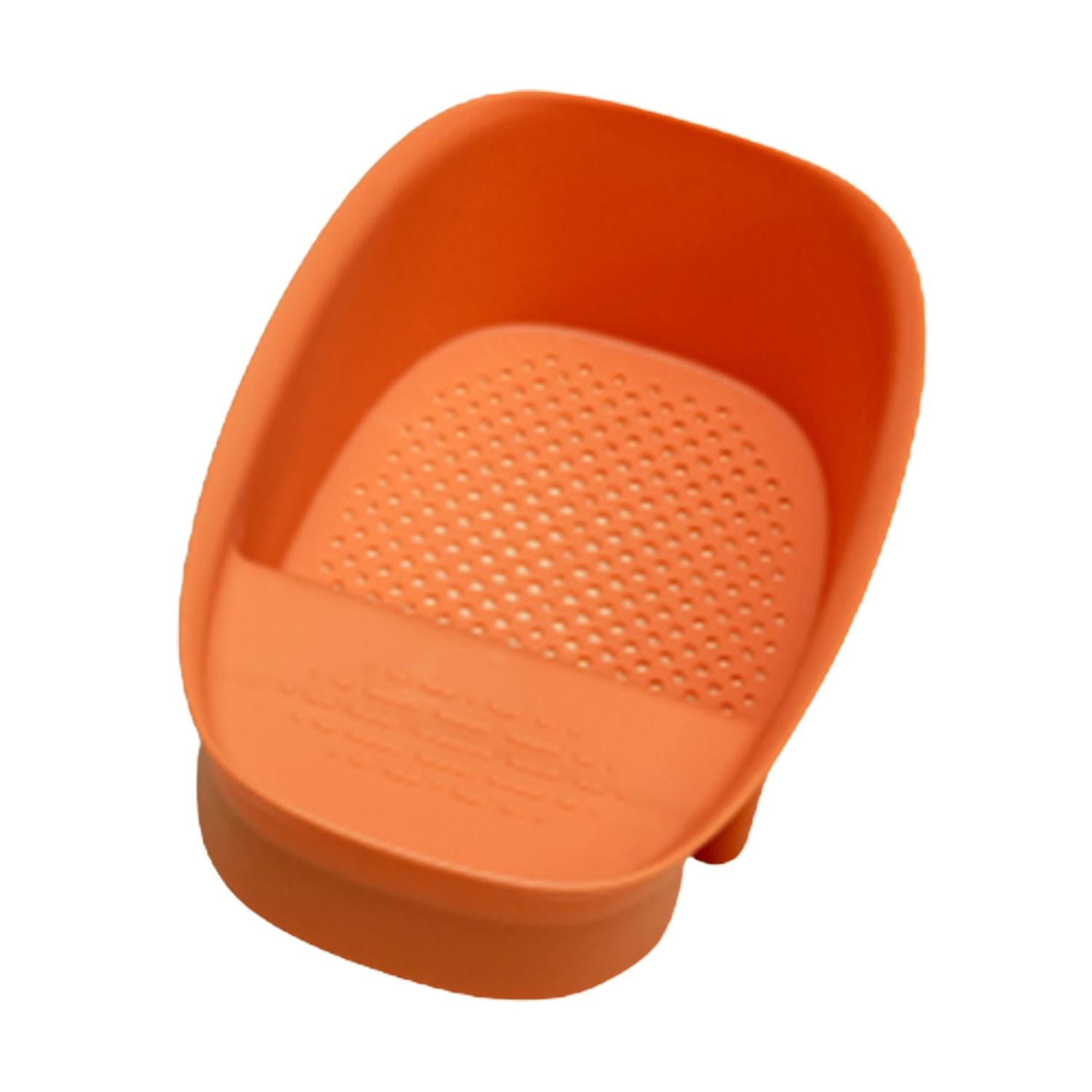 Drain Rack Removable Simple Hollowed Design Sponge Soap Storage Organizer for Kitchen