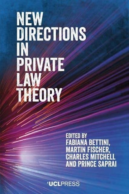 New Directions In Private Law Theory by UCL Press Paperback