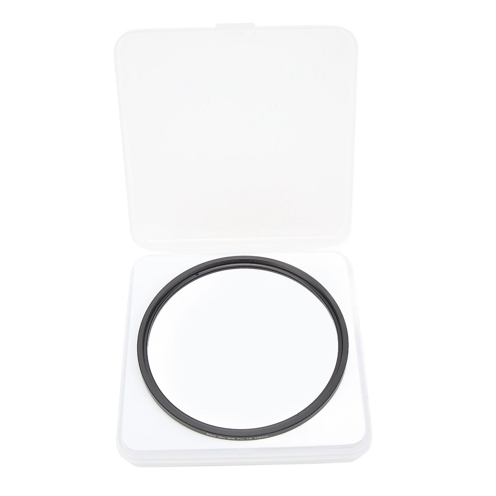 105mm Black Soft Diffusion Lens Filter Kit, Optical Glass Soft Filter for SLR Camera Portrait Photography, Reduces Harsh Light and Enhances Skin Tones