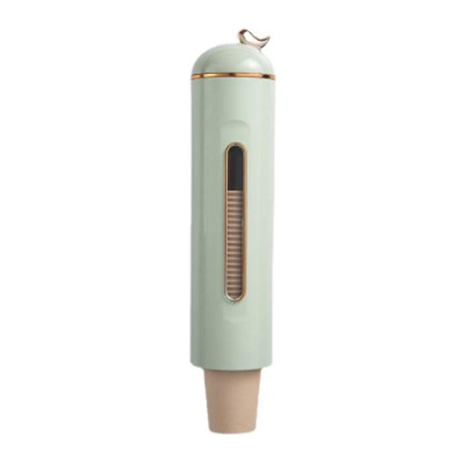 Automatic Paper Cup Dispenser, Large Capacity, Wall Mounted, for Home and Office, Green