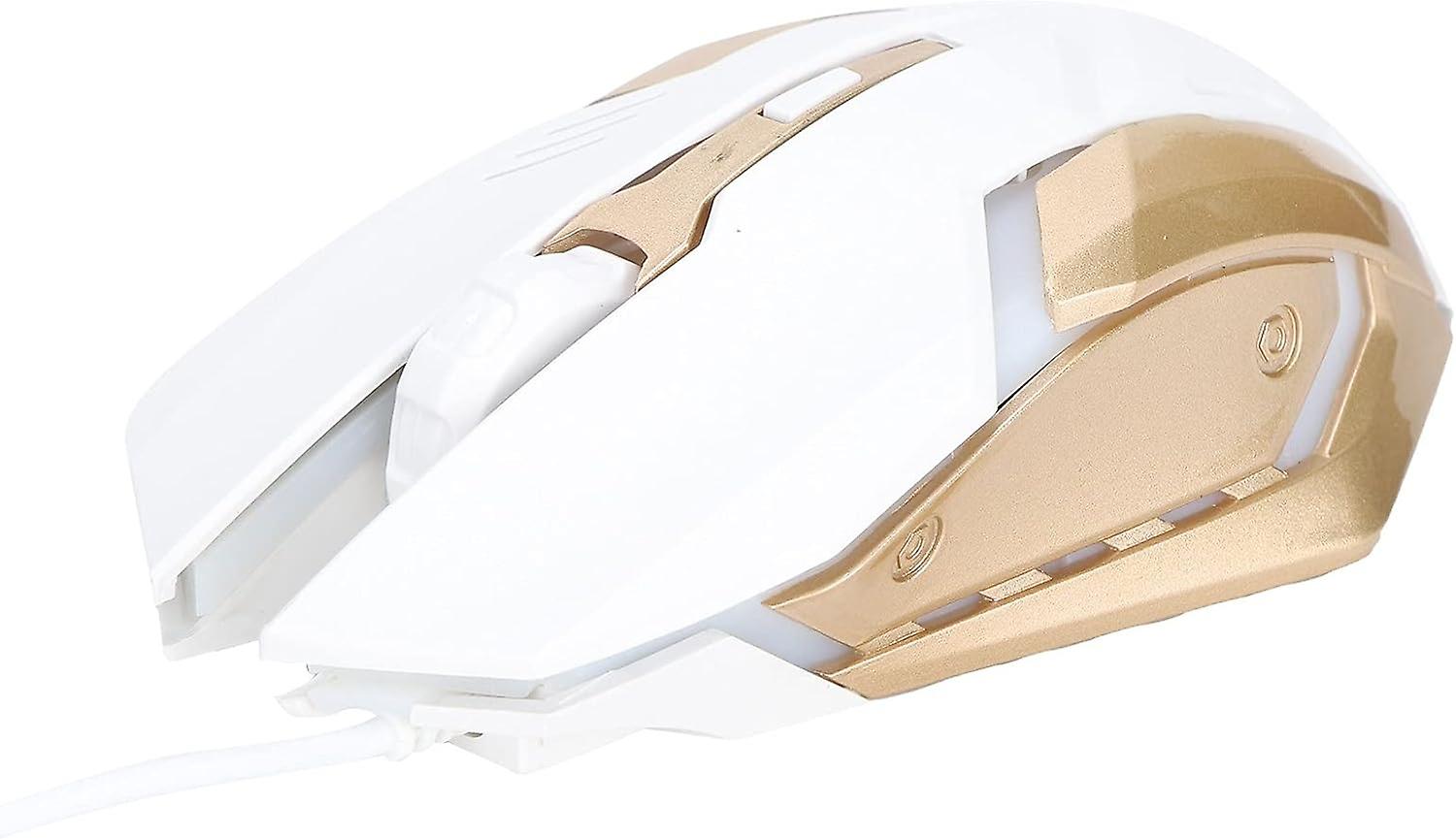 Wired Gaming Mouse Ergonomic Design Breathing Light, RGB Backlit Computer Accessories, Office and Ho