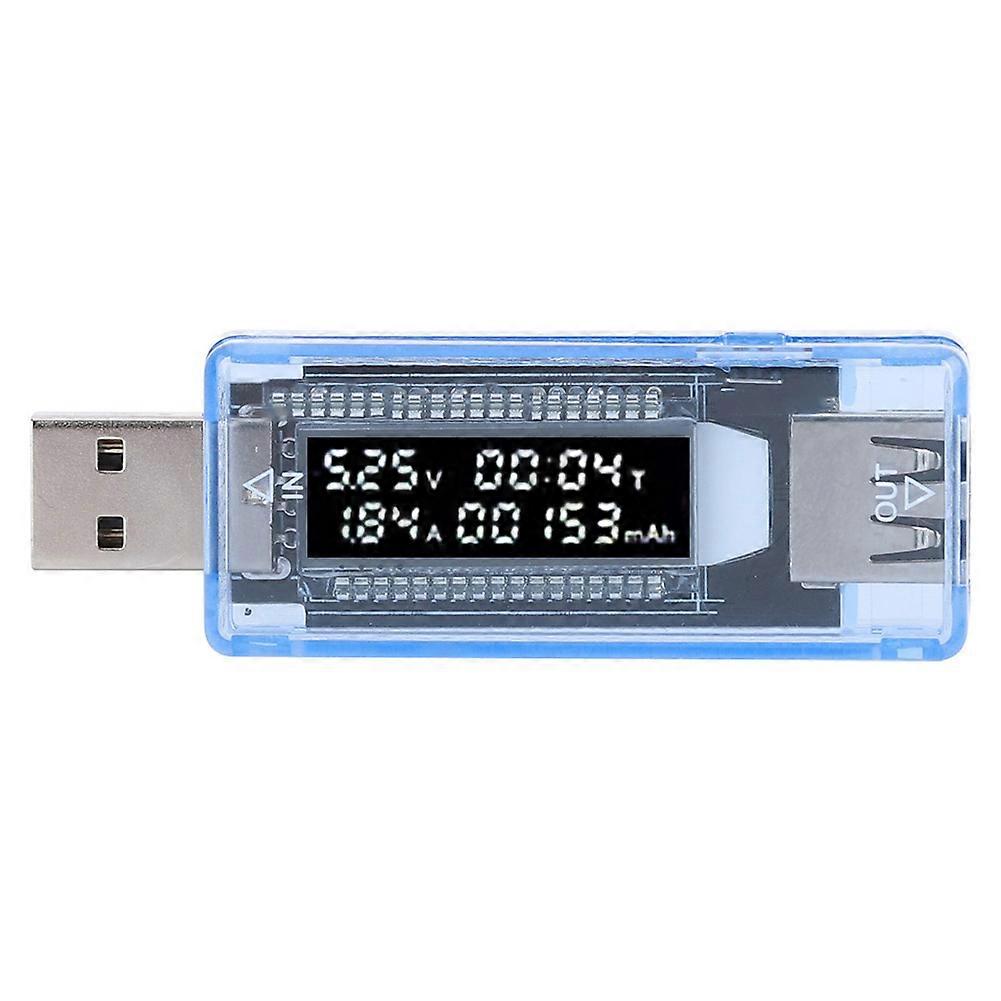 LCD USB Detector Voltmeter Ammeter Power Capacity Tester Voltage Current Meter