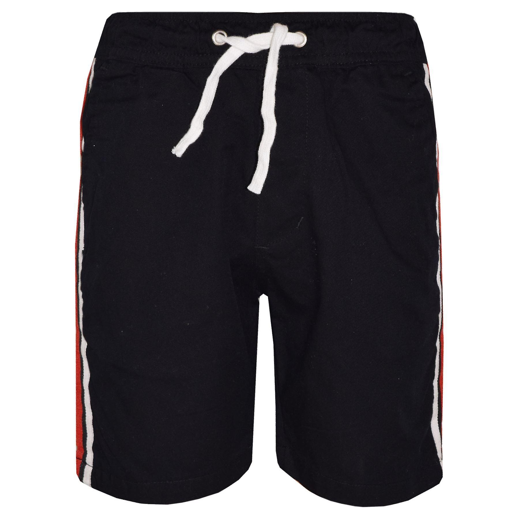 Unisex Contrast Taped Chino Shorts