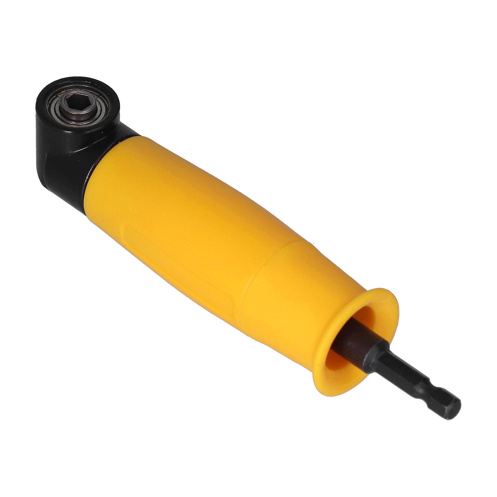 Screwdriver Extension Handle 1/4in Hex Bit Angle Adapter 90° Attachment for Electric Drill
